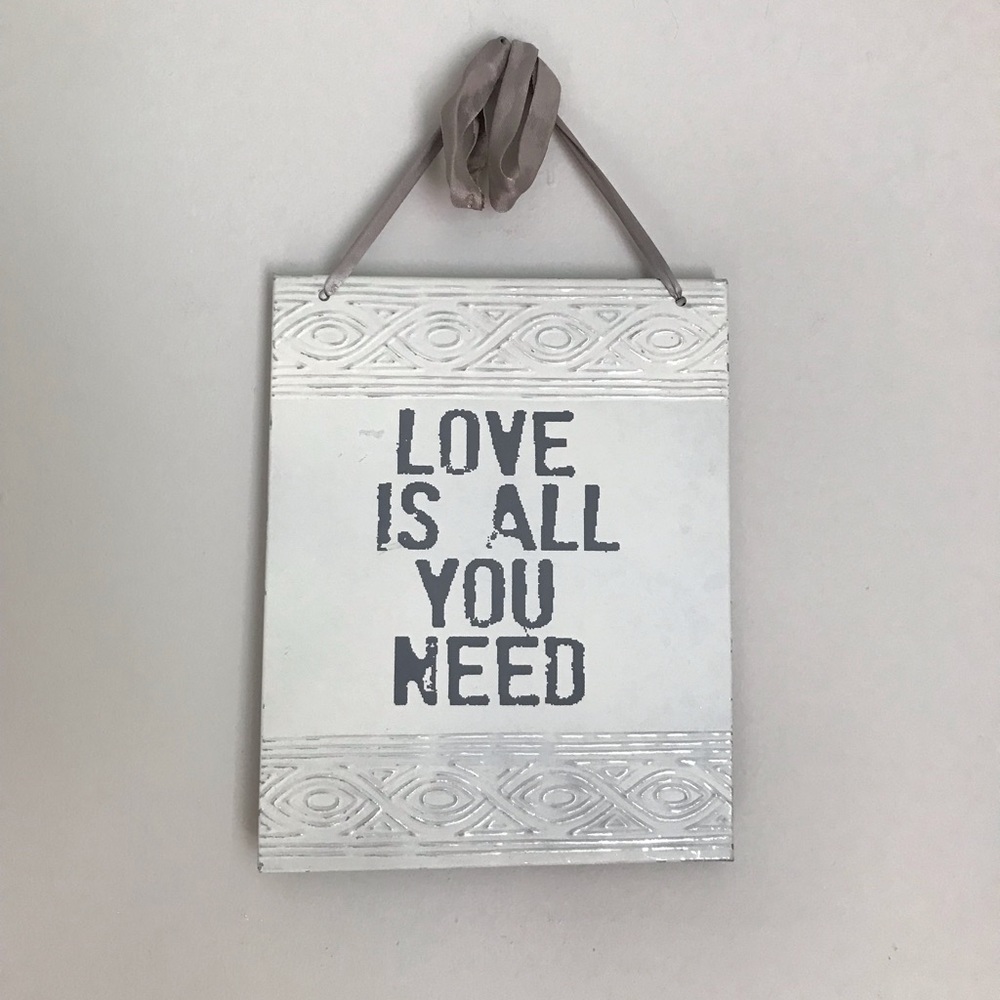 Metal sign
